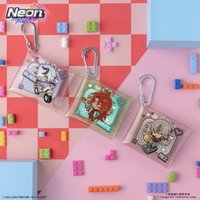 -Neon Rush- PVC 扣式零錢包