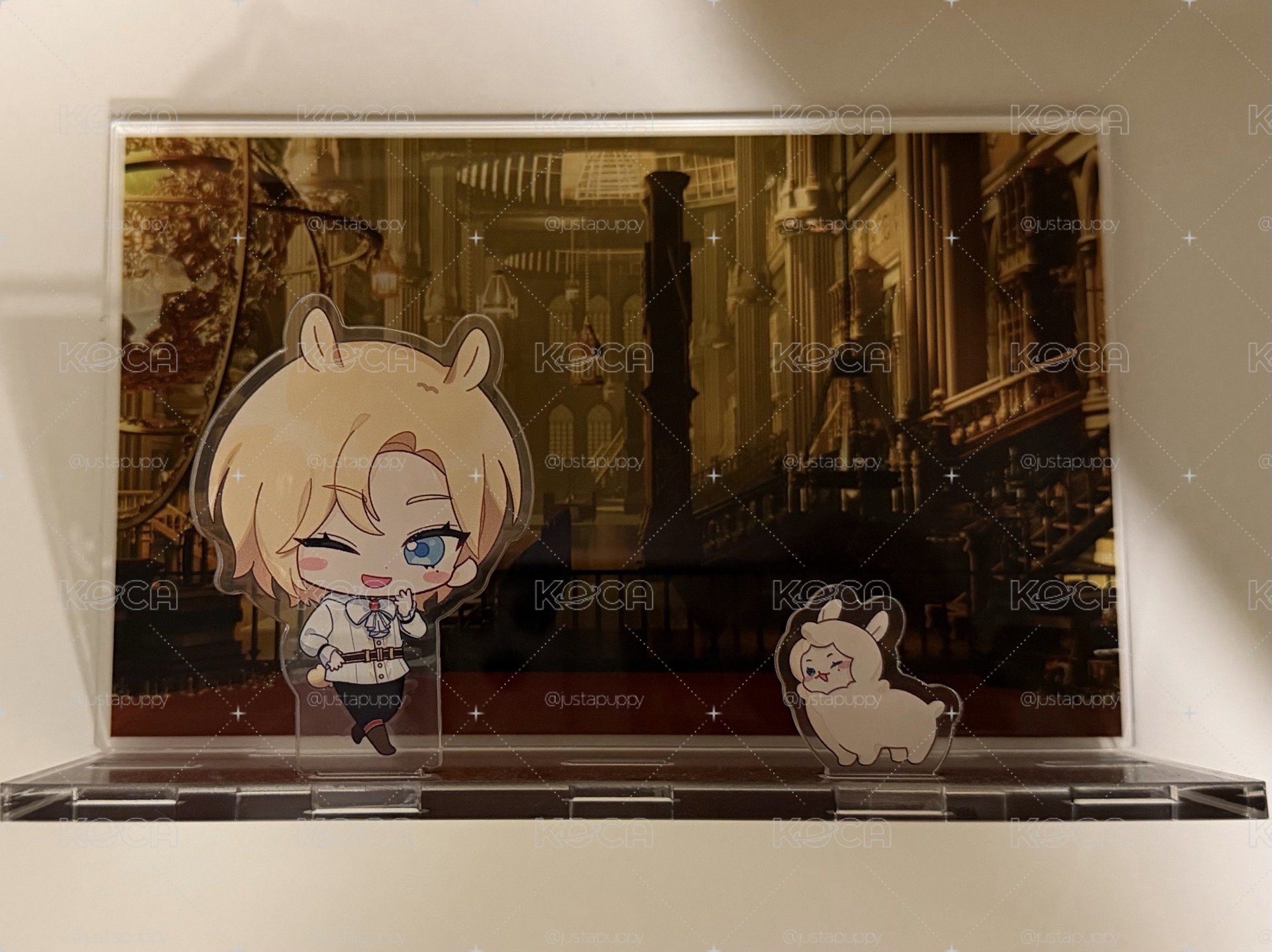 aniplus背景板+Q版立牌