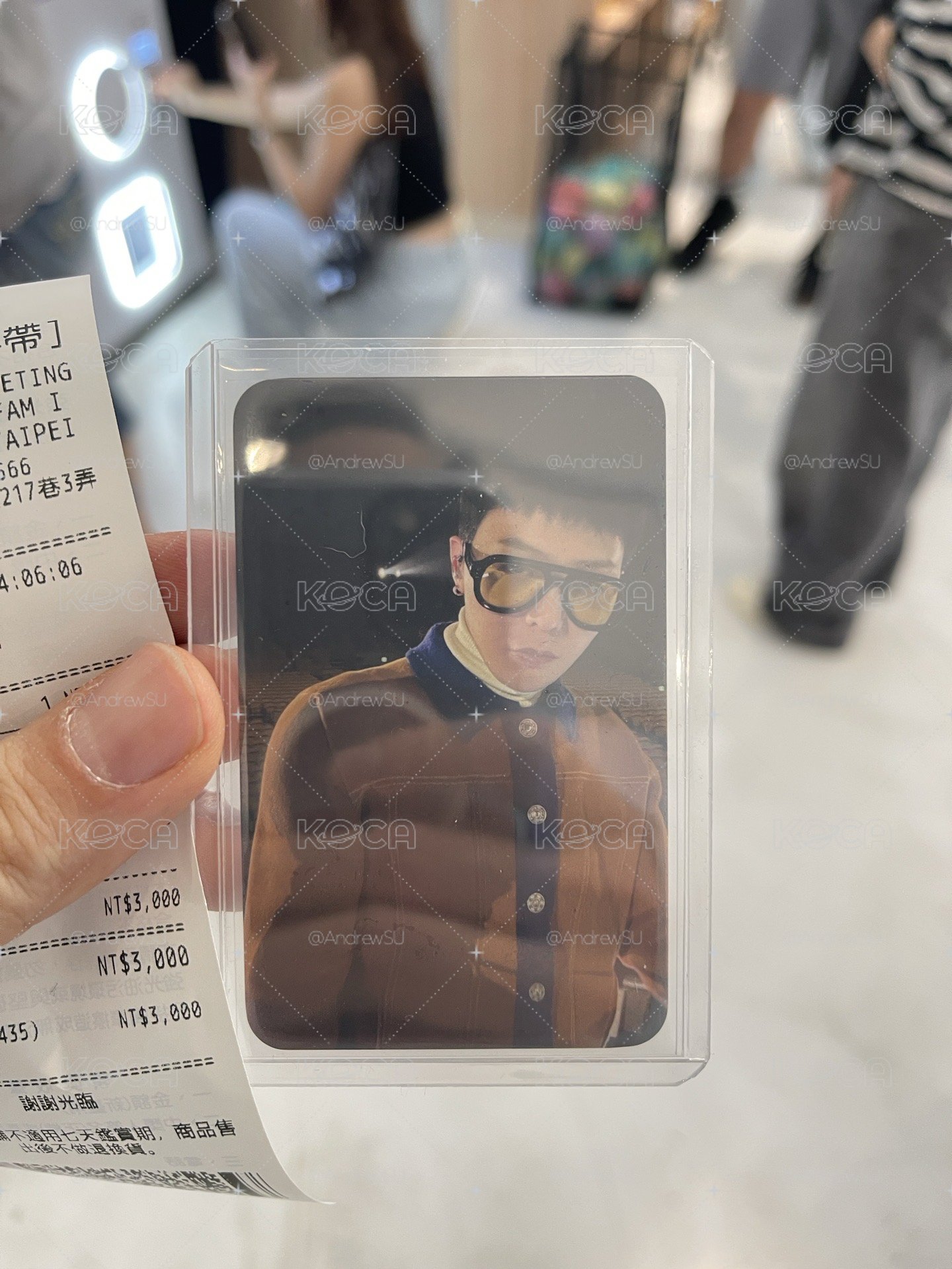 fan meeting 台北快閃滿額禮 墨鏡龍