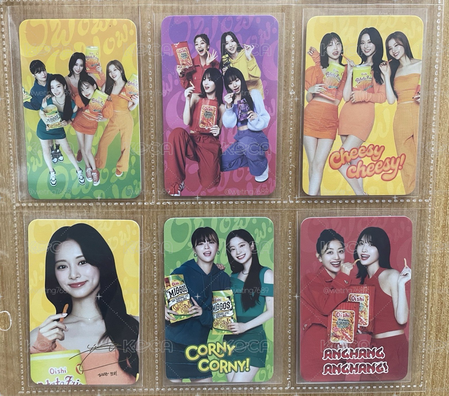 Twice Oishi一代代言卡 團卡/子瑜