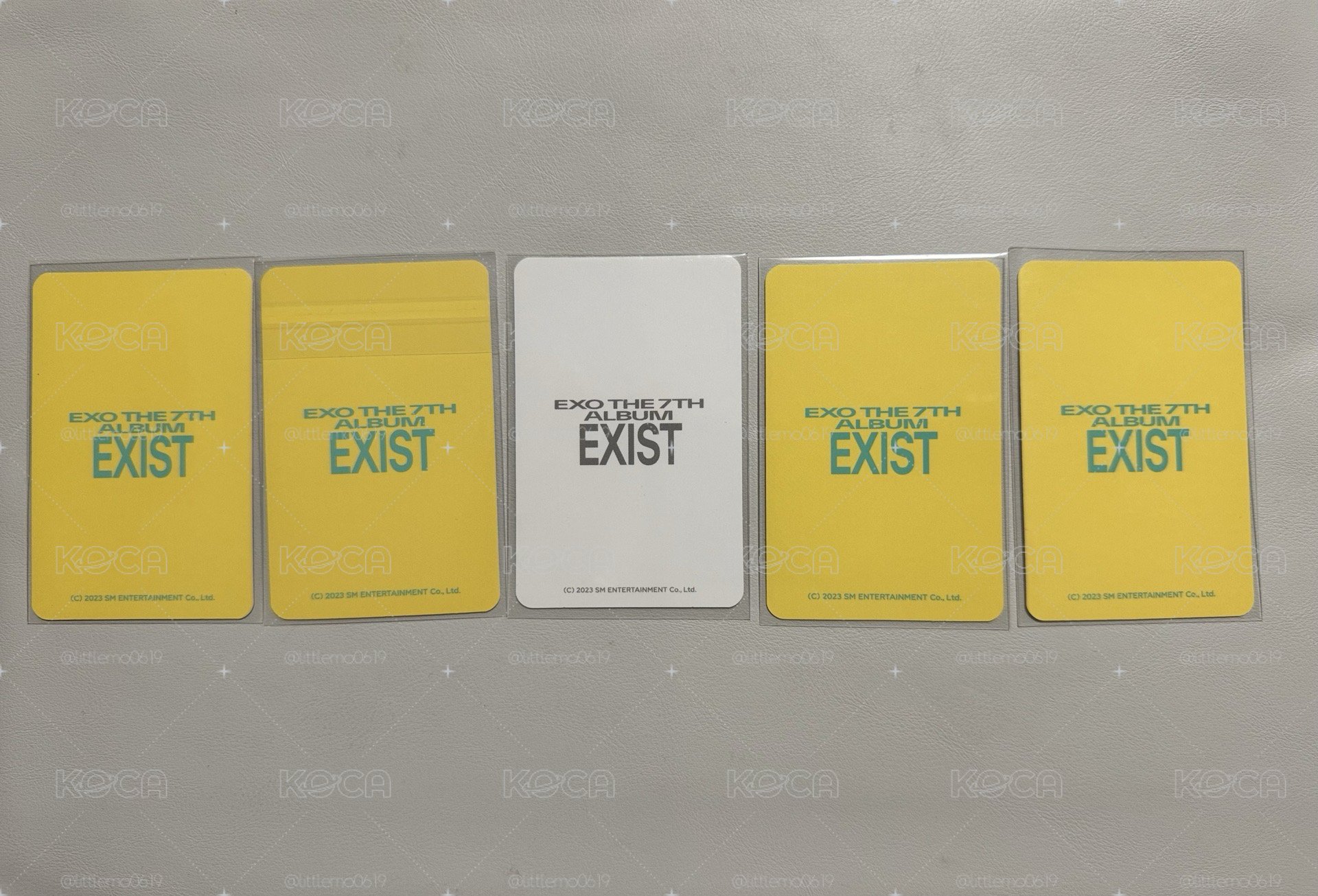 EXO-嘟嘟-D.O.-EXIST 快閃店 隨機卡 C區