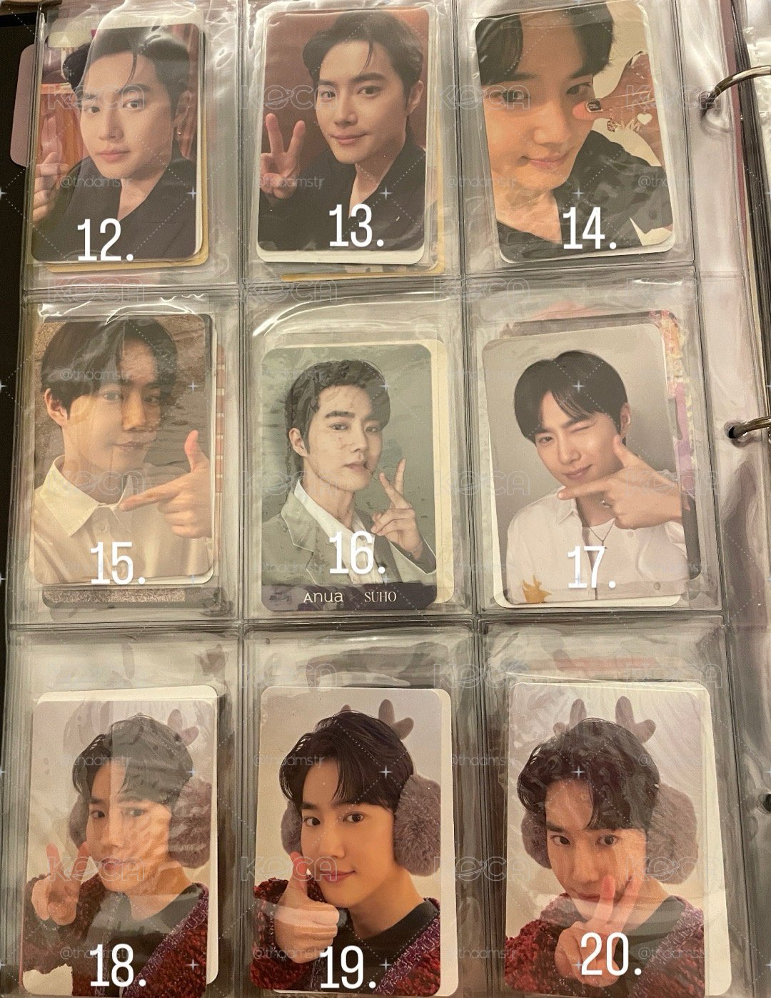 EXO SUHO 金俊勉 專卡/特典卡