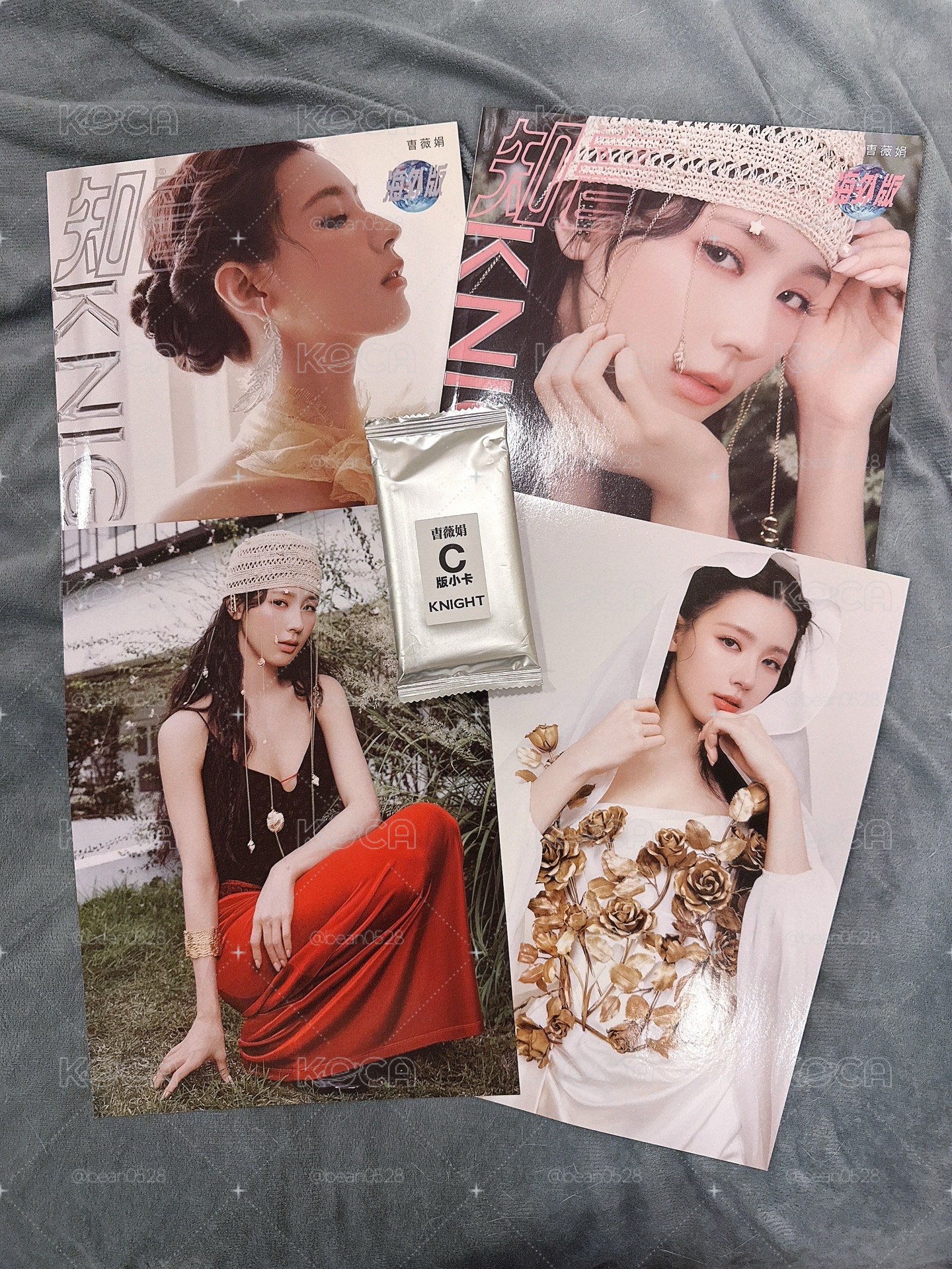KNIGHT A+B封面 雜誌 全套小卡 兩張海報 