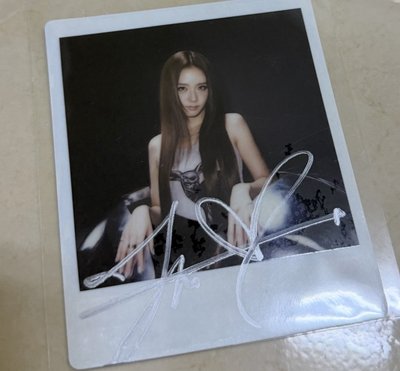 Blackpink Jisoo親簽 未公開款 台灣快閃親簽拍立得