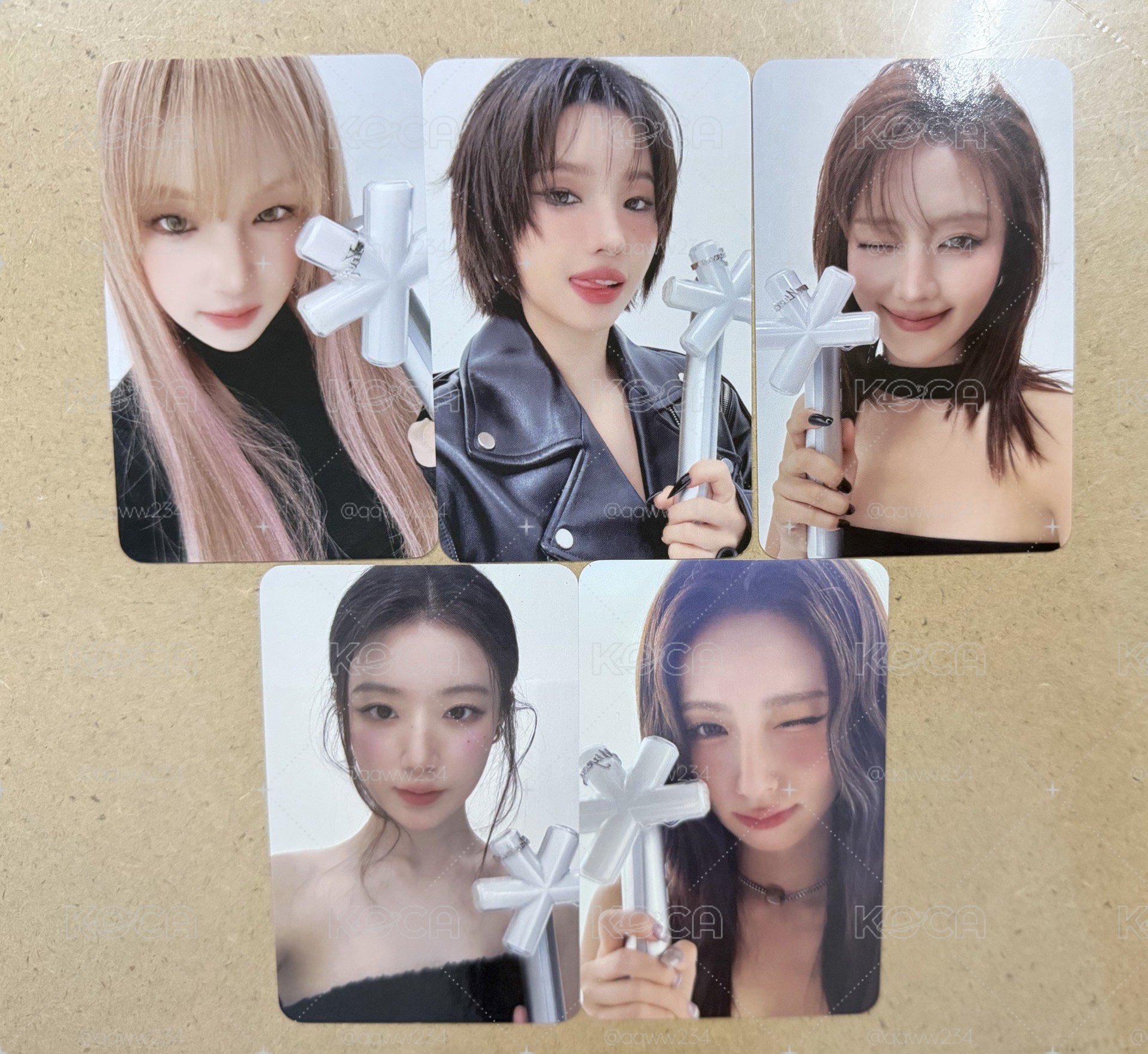 i-dle 三代手燈  手燈卡