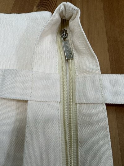 MINISO × 航海王 帆布包 ONE PIECE 草帽海賊團 Q版頭像大集合 有拉鏈托特包 單肩手提袋（含原裝吊牌）