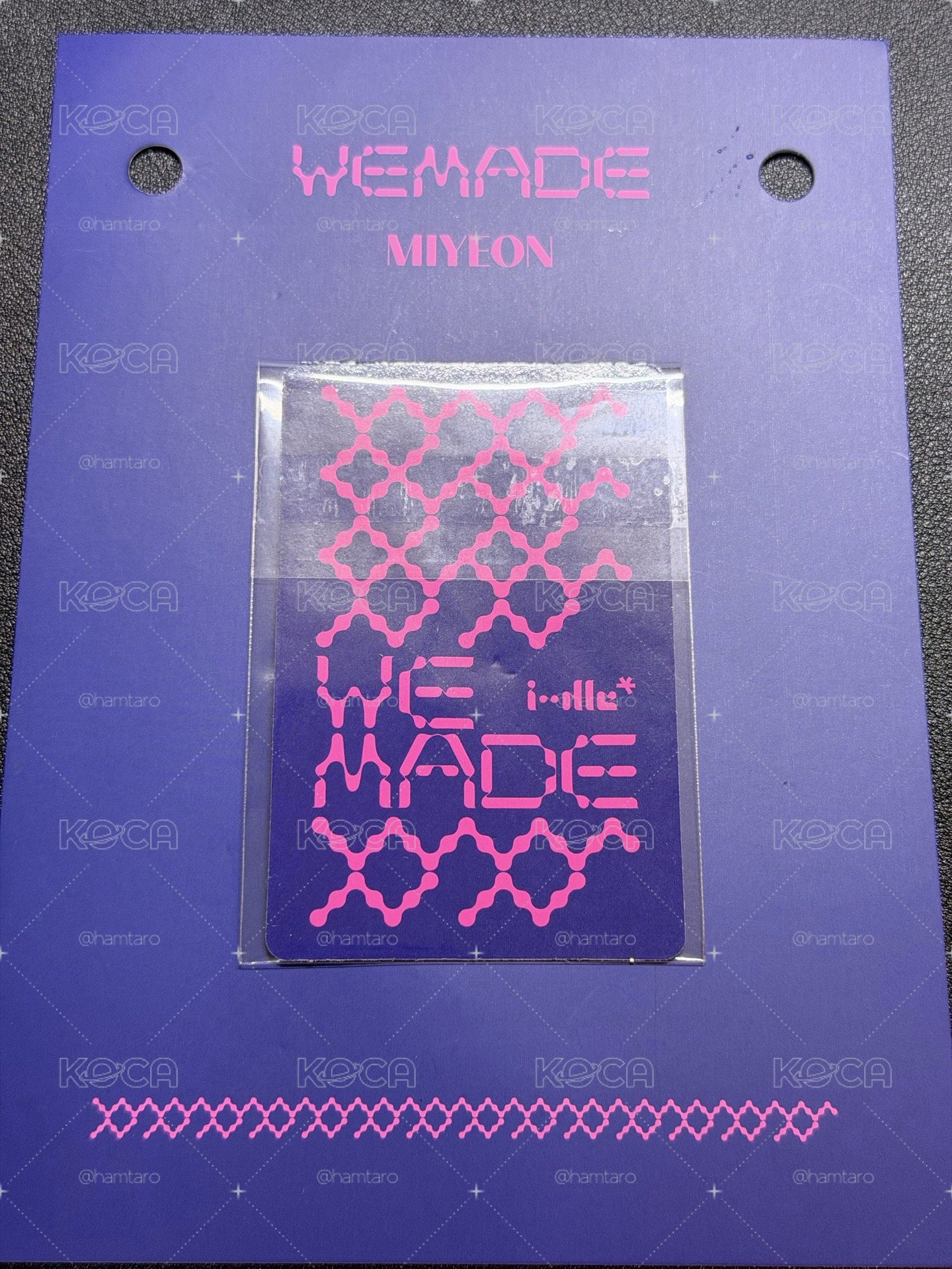 idle we made 迷九 台灣快閃店 項鍊卡 麵