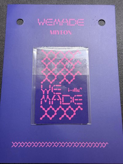 idle we made 迷九 台灣快閃店 項鍊卡 麵