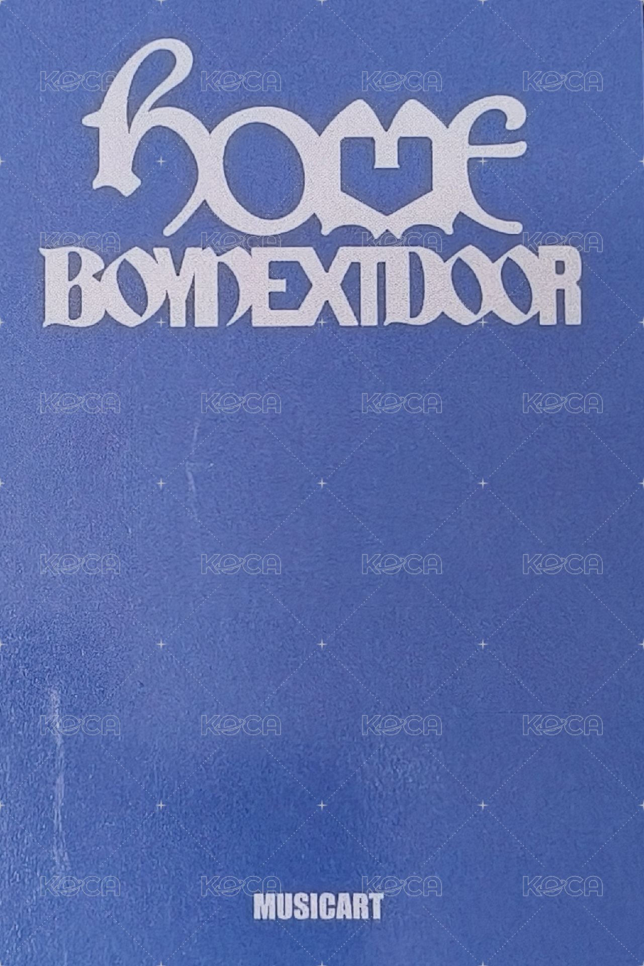 HOME ma 簽售卡  背面