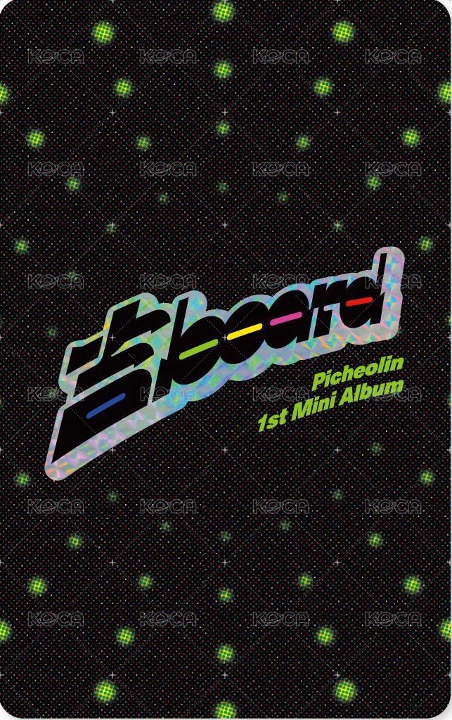 '吉BOARD' 日咖 Jewel Case Ver. 特典卡  背面