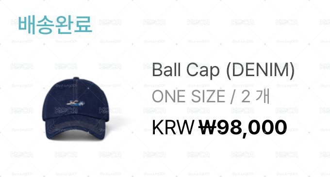 BTSARIRANG飾品配件】在韓現貨BTS SWIM Ball Cap (DENIM) - KOCA小卡