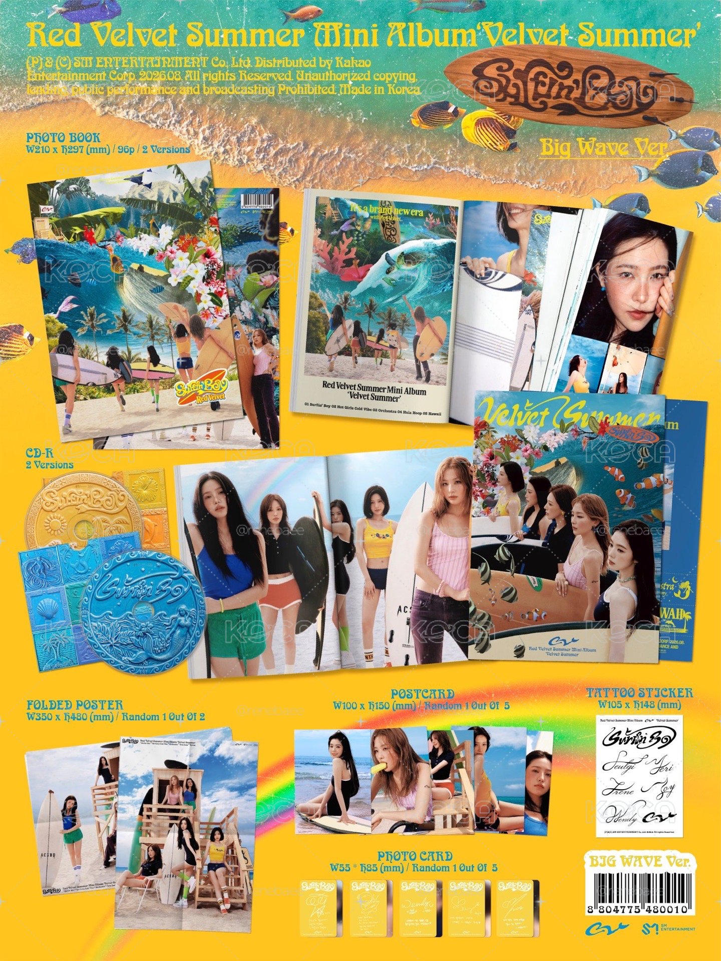 Velvet Summer Big Wave.全新未拆專輯