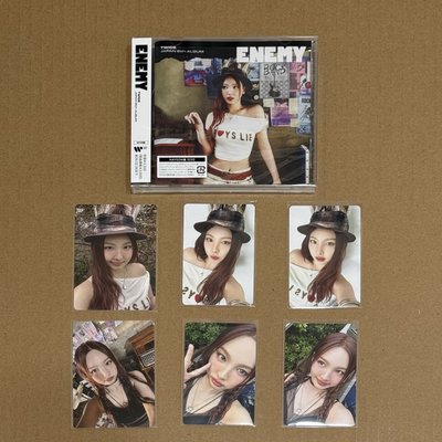ENEMY 娜璉單封+小卡六張🩵