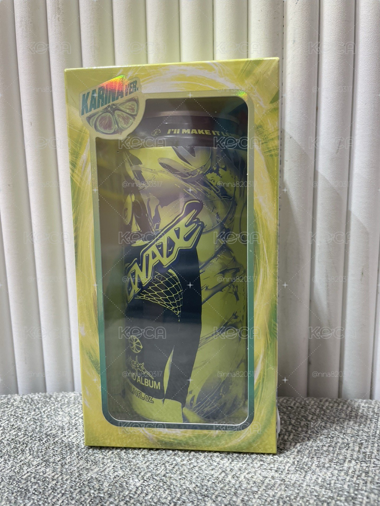aespa LEMONADE CAN Ver. 未拆柚封