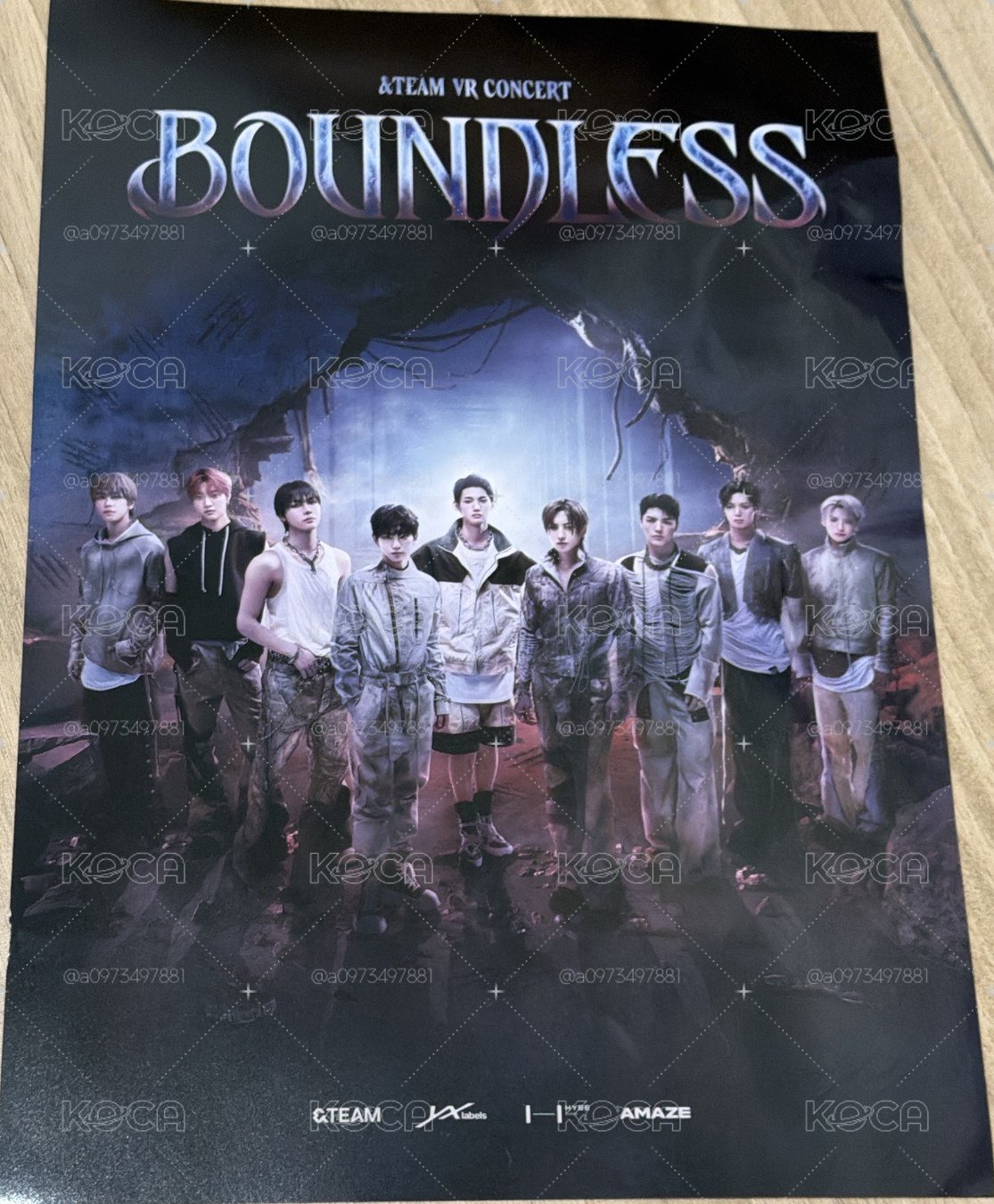 BOUNDLESS A3 海報 特典