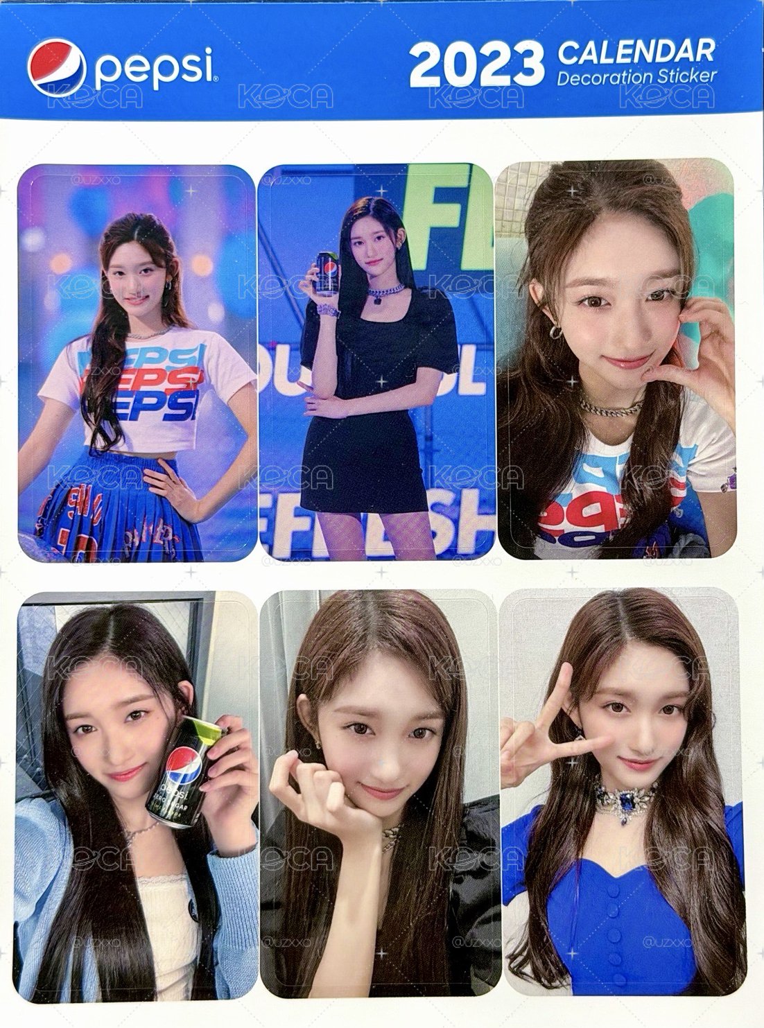 李瑞 百事可樂年曆貼紙