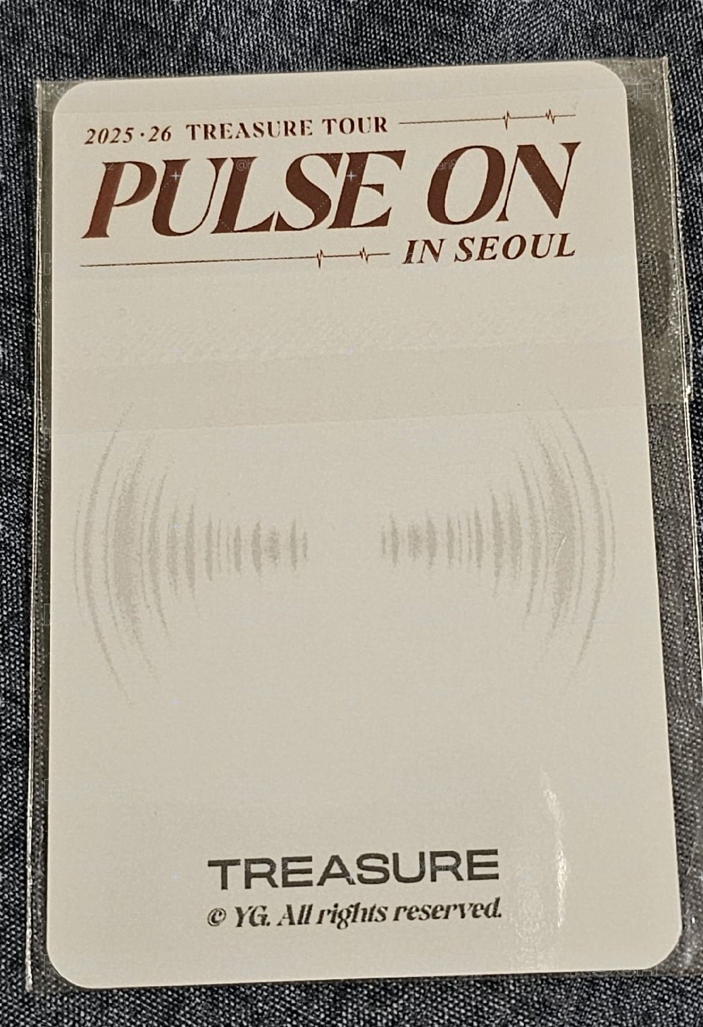 TREASURE TOUR [PULSE ON] IN SEOUL YOSHI 🐯