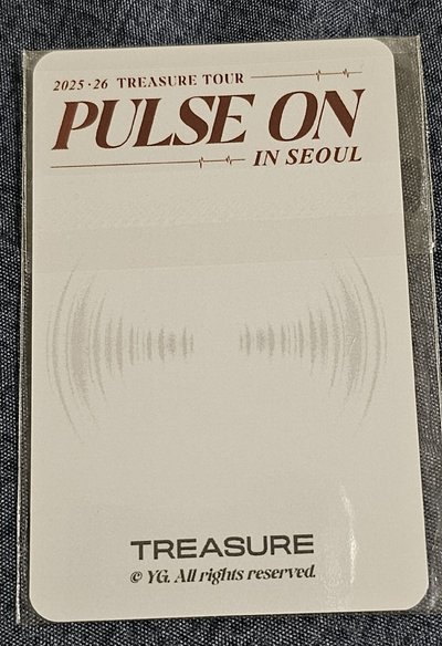TREASURE TOUR [PULSE ON] IN SEOUL YOSHI 🐯