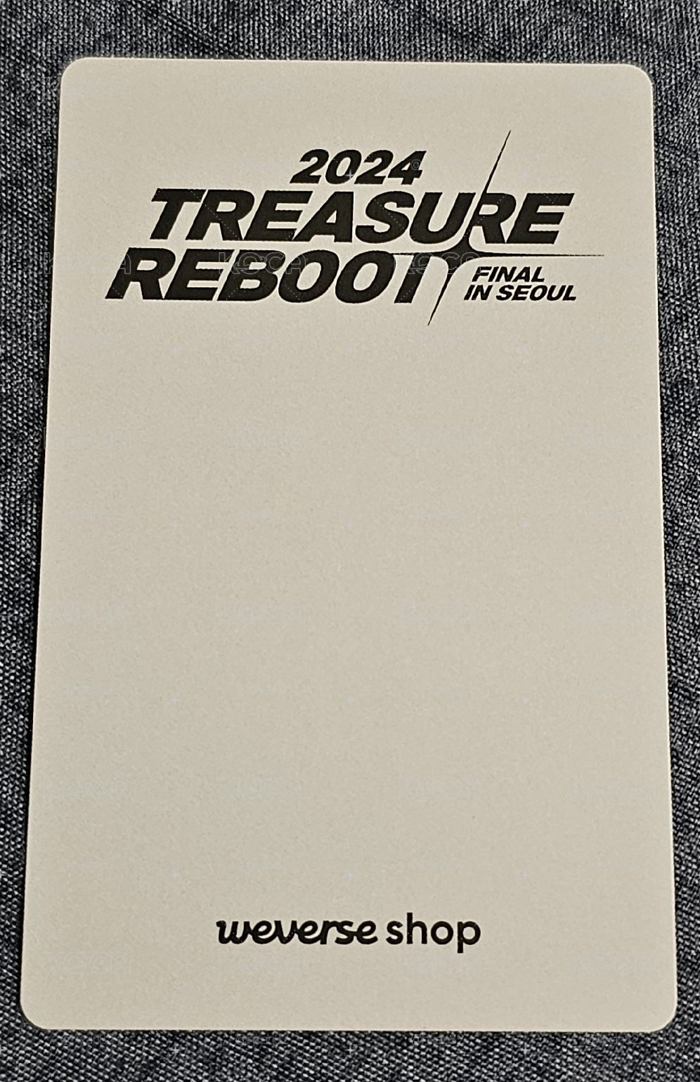 2024 TREASURE RELAY TOUR [REBOOT] FINAL IN SEOUL YOSHI 🐯