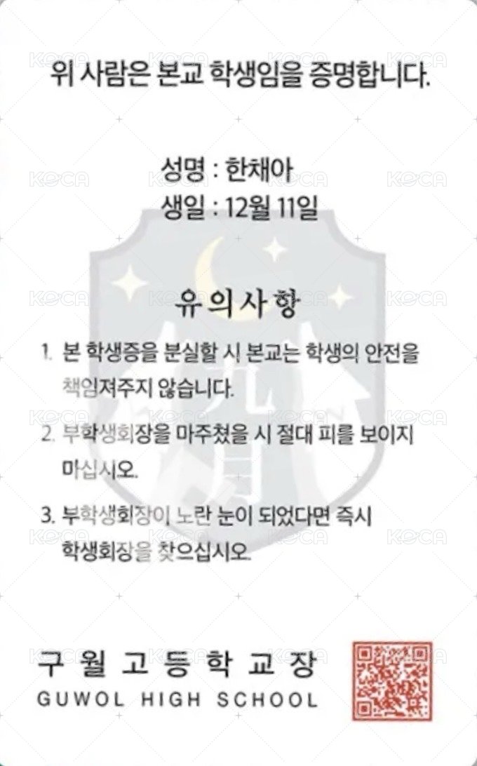 第一次募資 周邊卡  背面