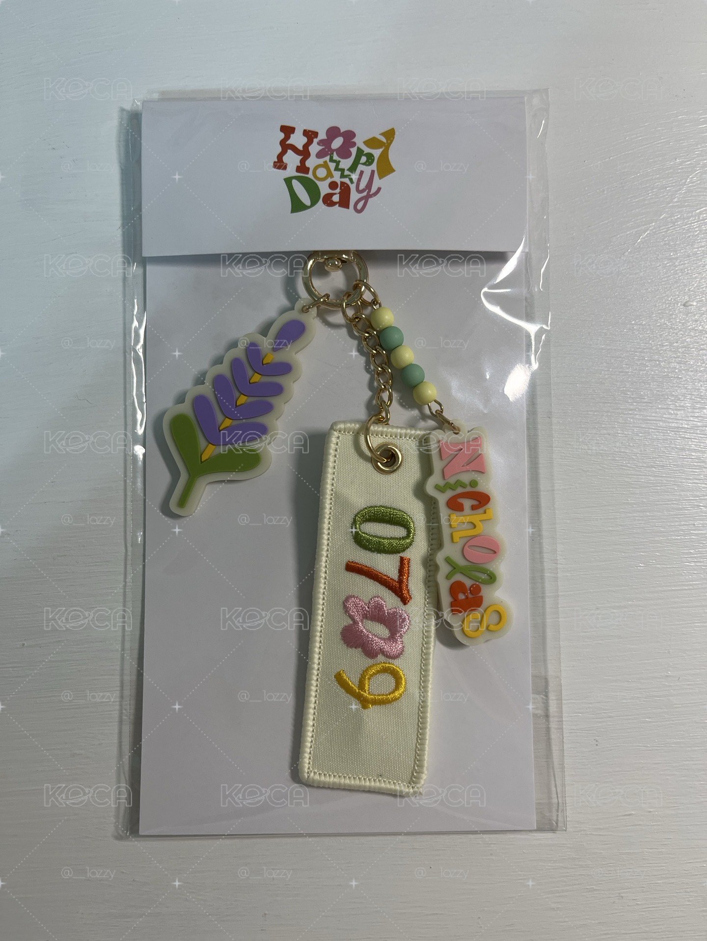 生日鑰匙圈