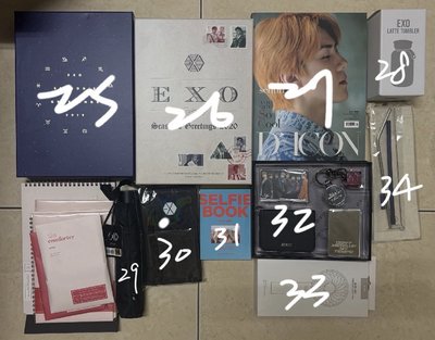exo 專輯周邊