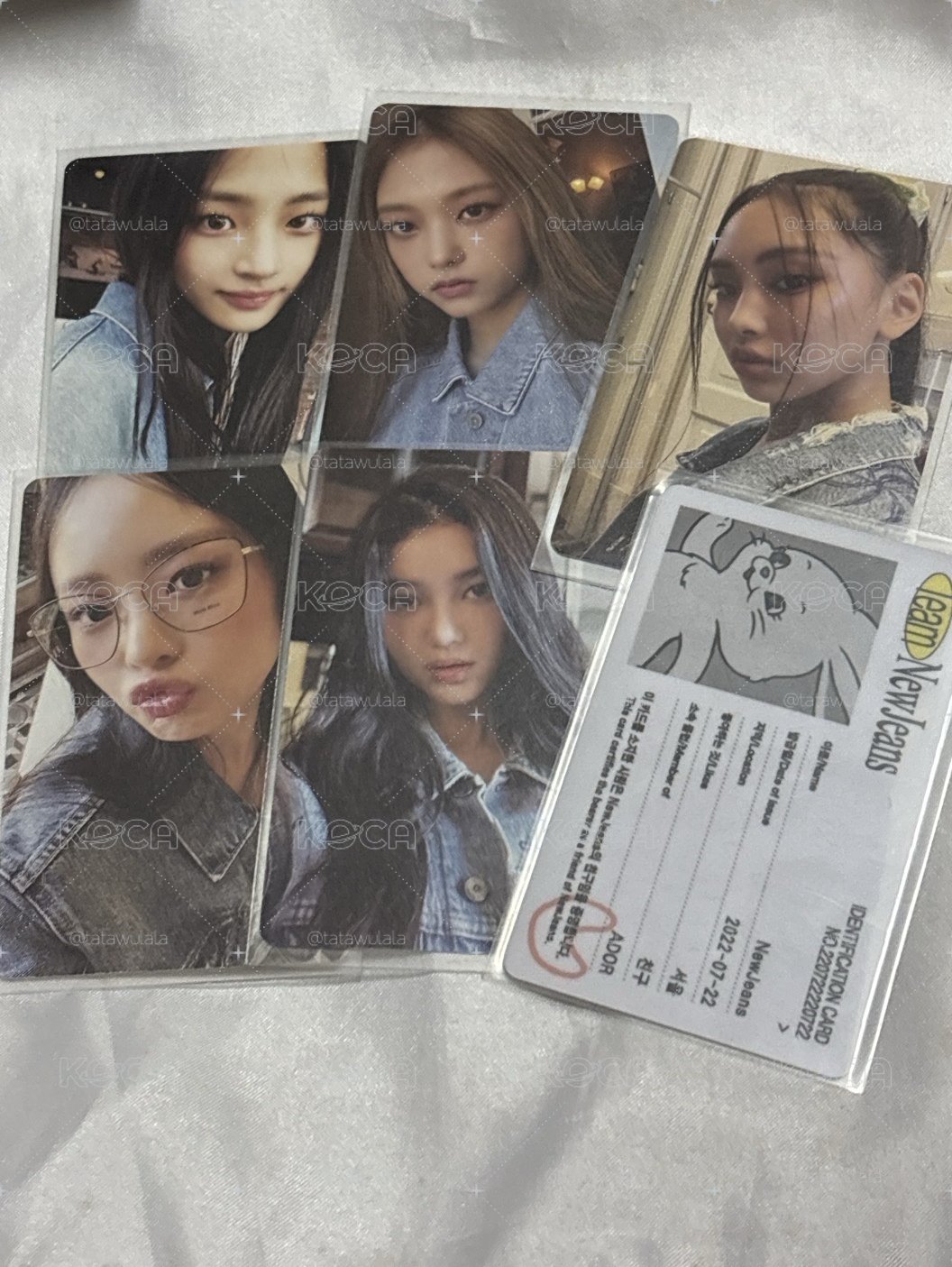 newjeans 團封 專卡+藍書已拆