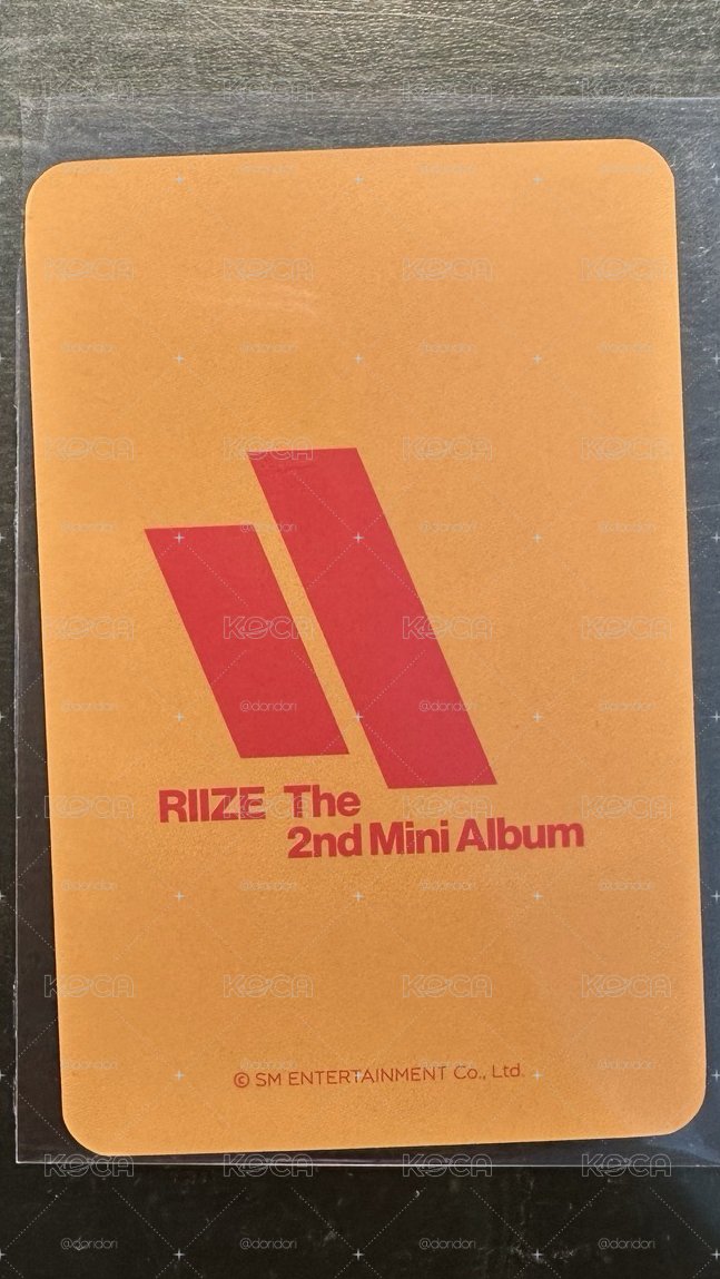 RIIZE The 2nd Mini Album “ll”+特典卡/簽售卡（Kaohsiung）