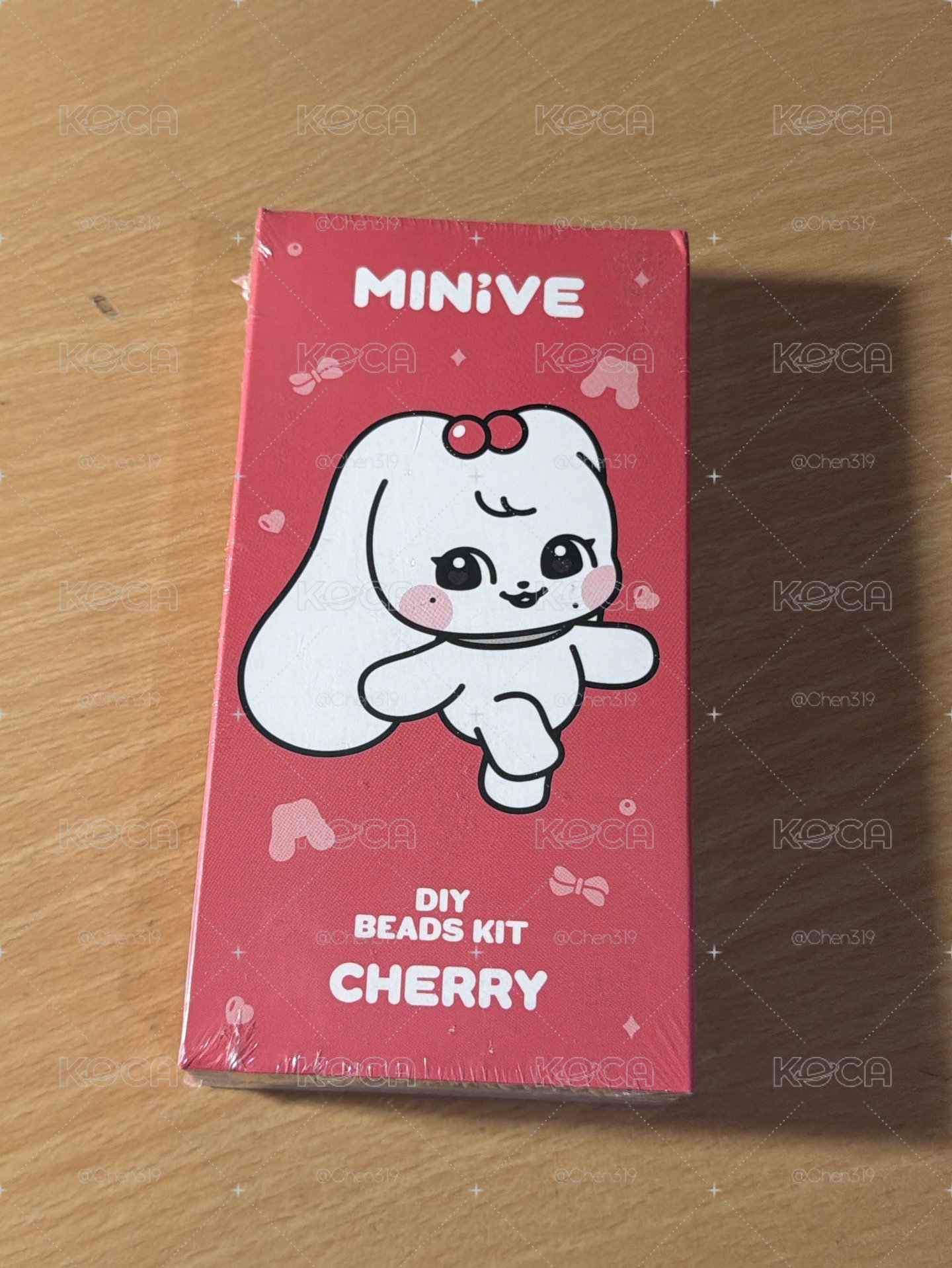 IVE x MINIVE  鑰匙圈吊飾 DIY珠珠吊飾CHERRY
