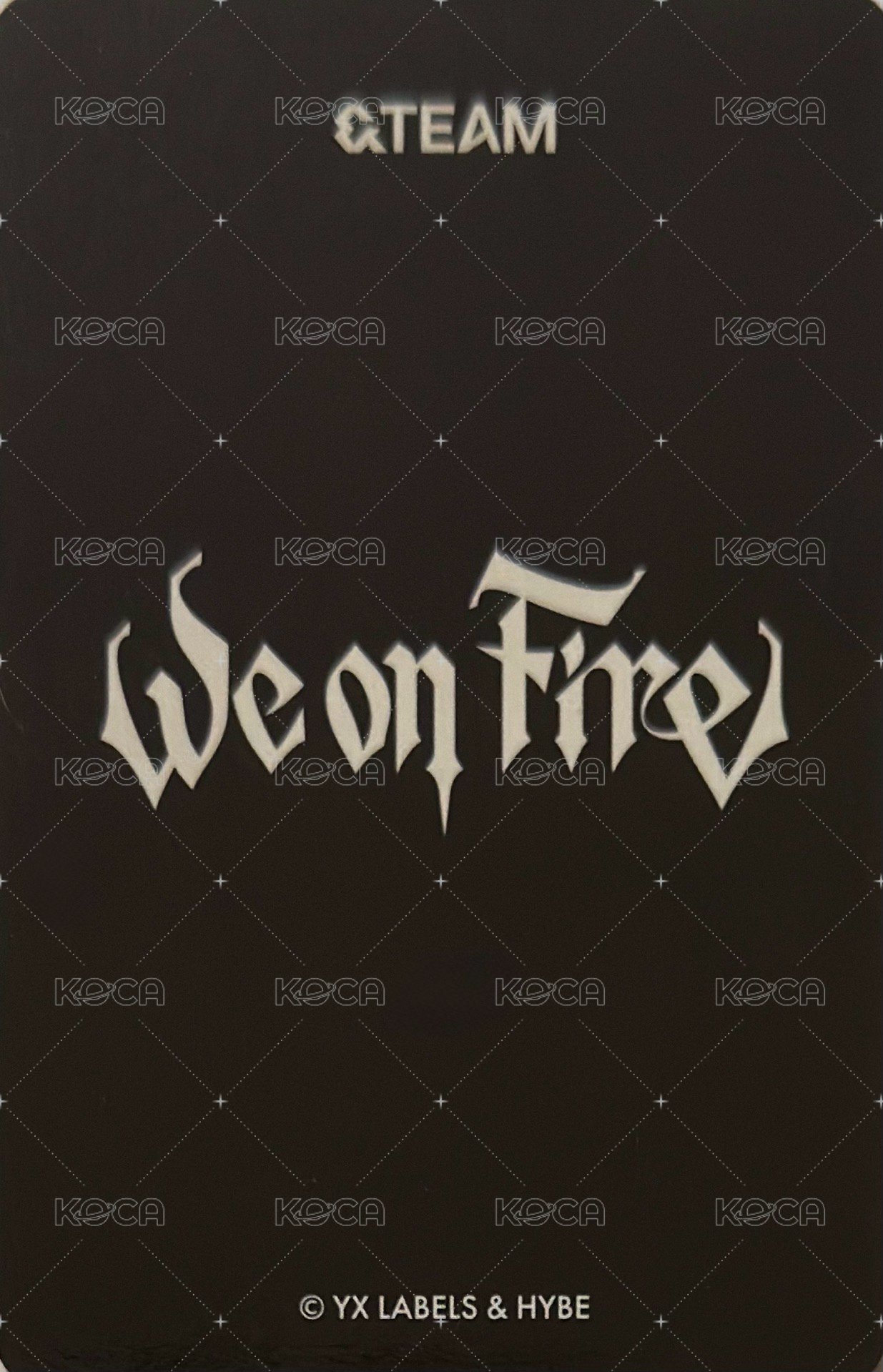 WOF 周邊卡 連帽襯衫卡 背面