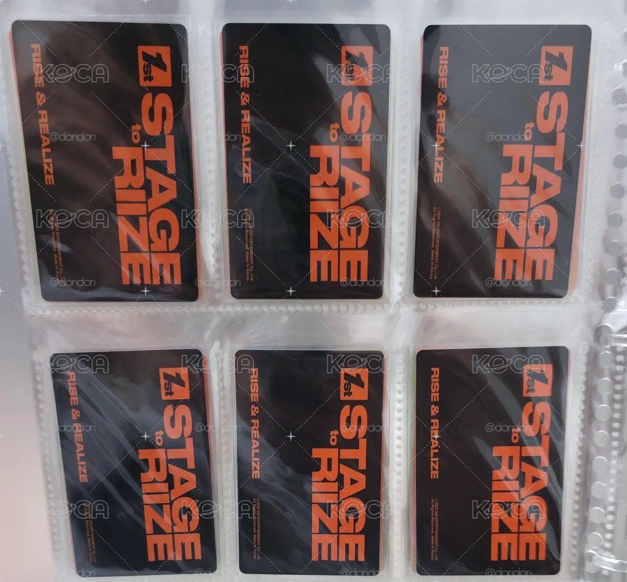RIIZE 1st STAGE to RIIZE 紀錄片小卡