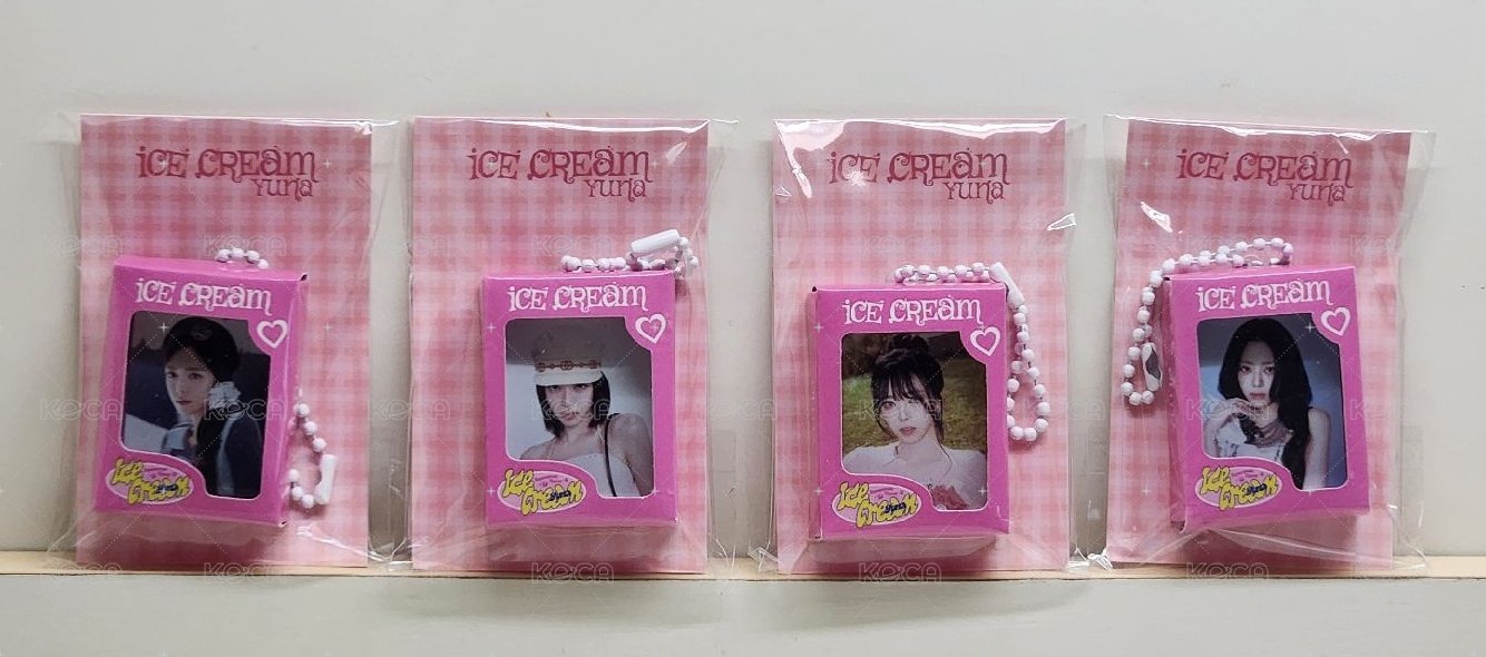 Ice Cream 壓克力 鑰匙圈吊飾 一套