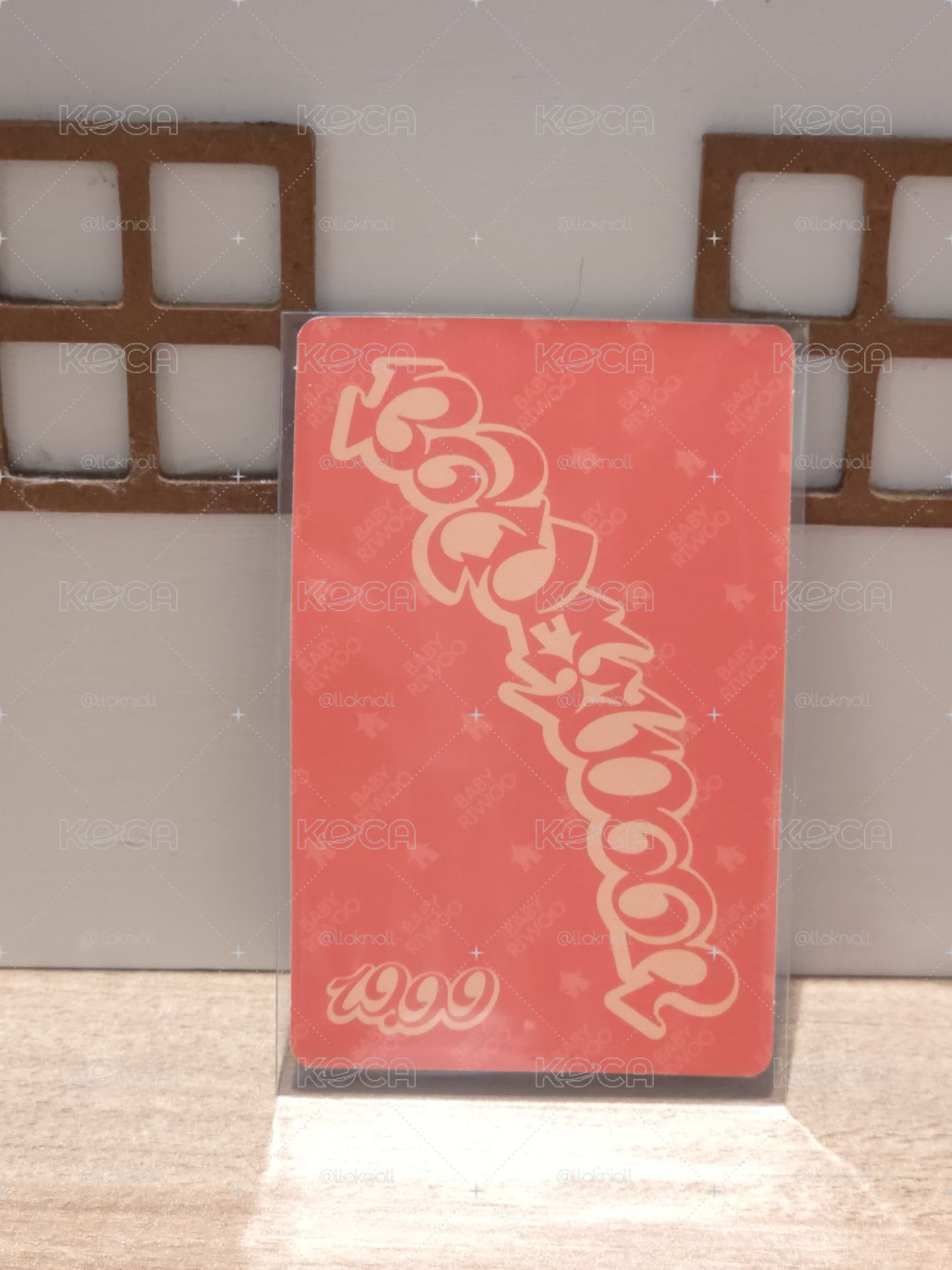 Riwoo 李常赫 19.99 專輯卡 寶寶卡