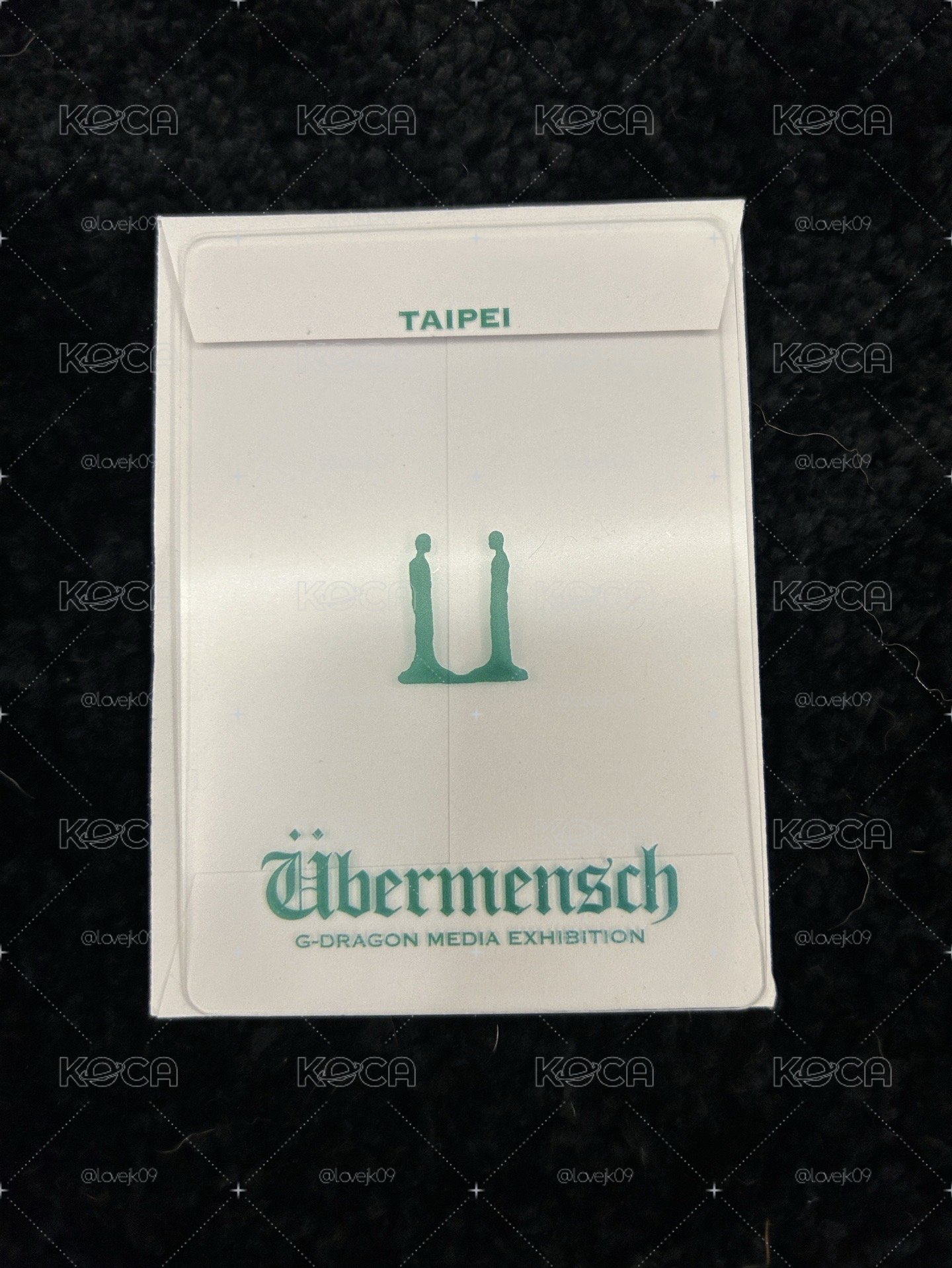 GD-展覽台北場Übermensch限定綠色+藍色小卡套組