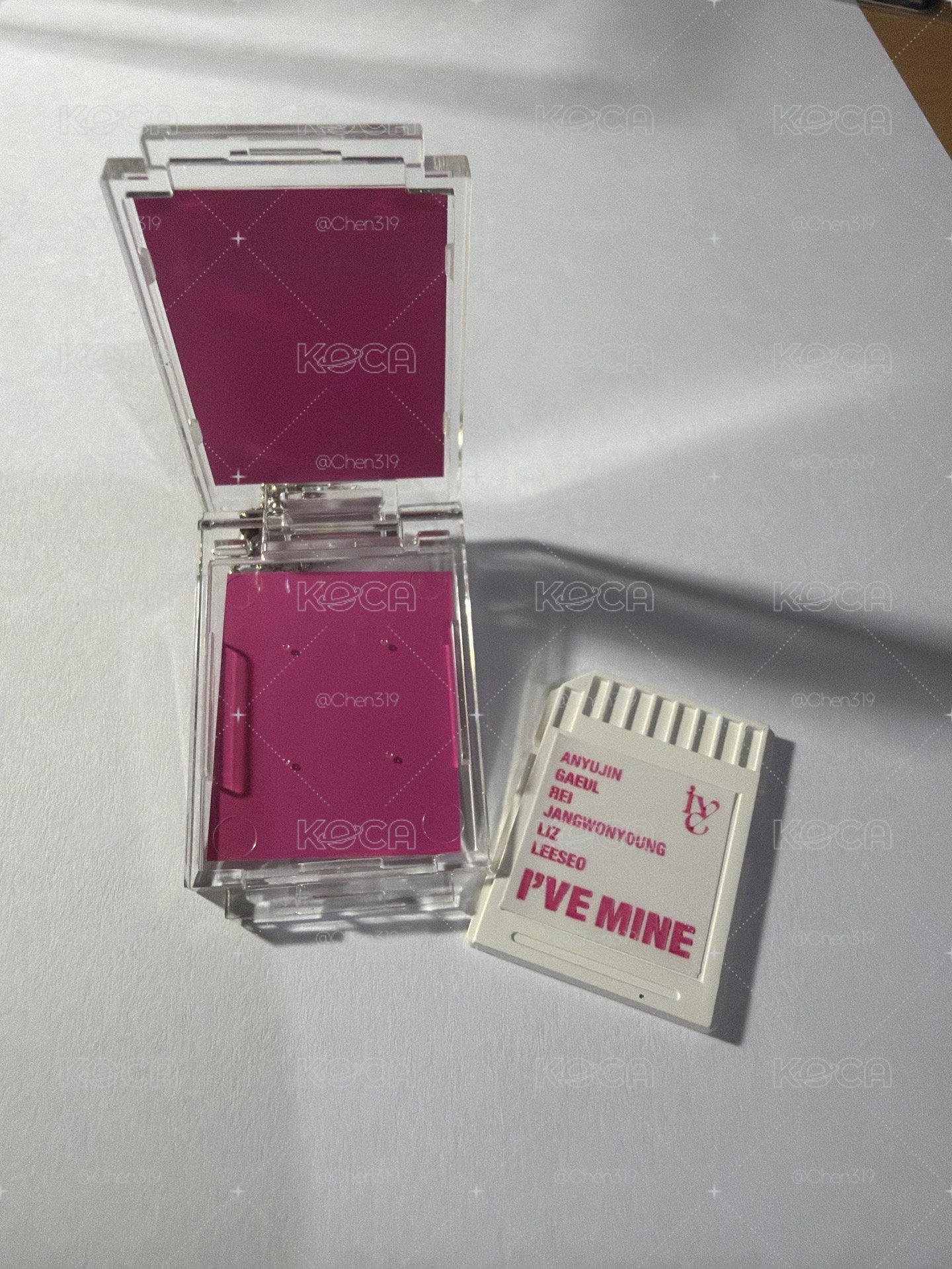 IVE MINE 電子空專吊飾付團卡 已掃