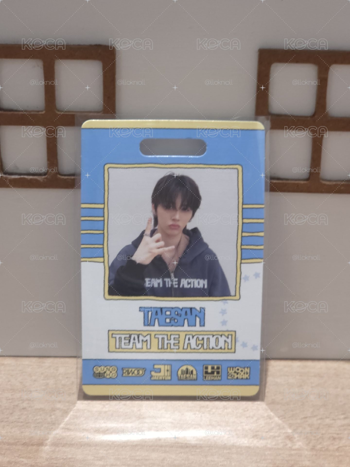 泰山 The Action 專輯卡 識別證 電子專 Weverse Ver.