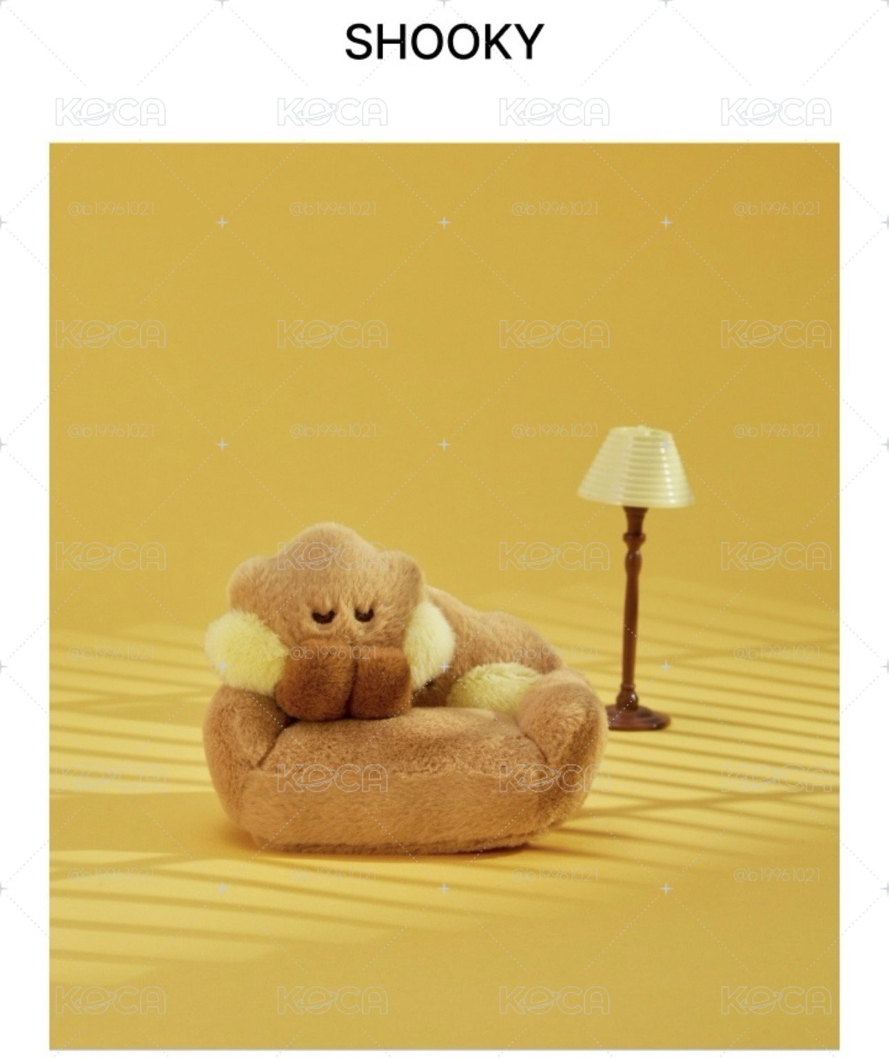 BT21 mini minini chill break系列 沙發娃娃 Shooky