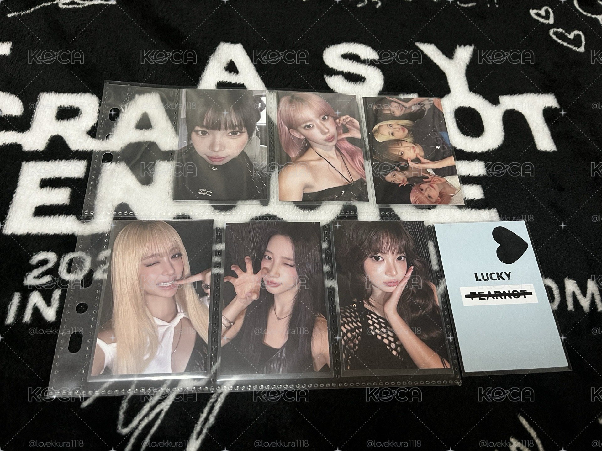 仁川zone卡+lucky團卡共7張