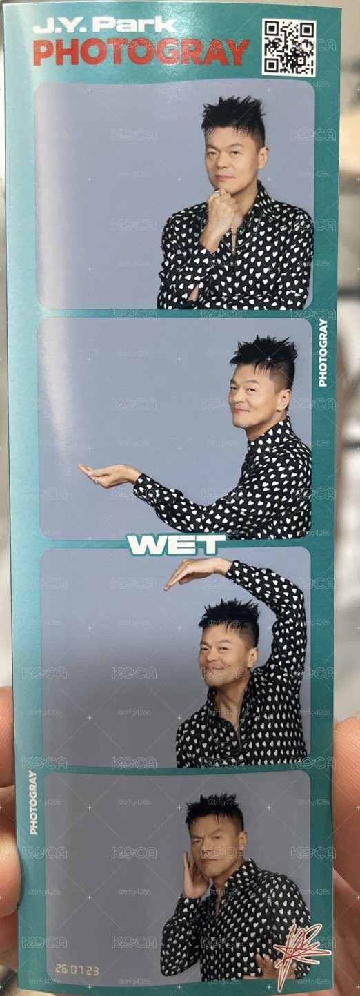 WET PHOTOGRAY 人生四格卡 / 拍貼 JYP 人生四格