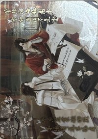 2026台北華山天官賜福展 天官賜福 隨機雷射閃卡 謝憐&花城 練字橫卡 閃卡