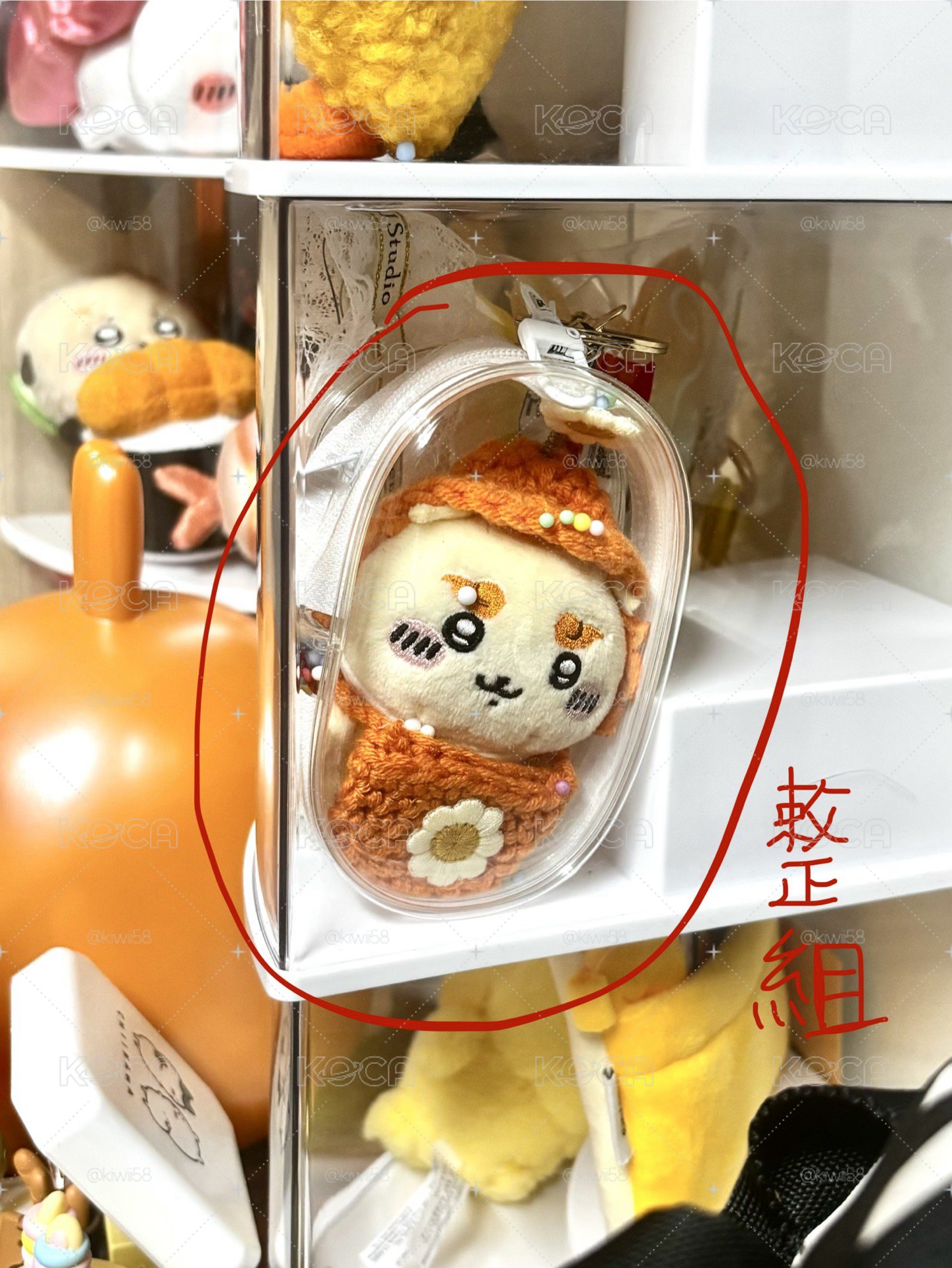 扭蛋娃 獅薩 含娃包配件
