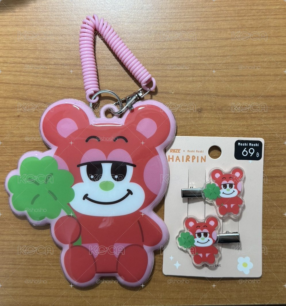 栗子扣行李吊牌 髮夾