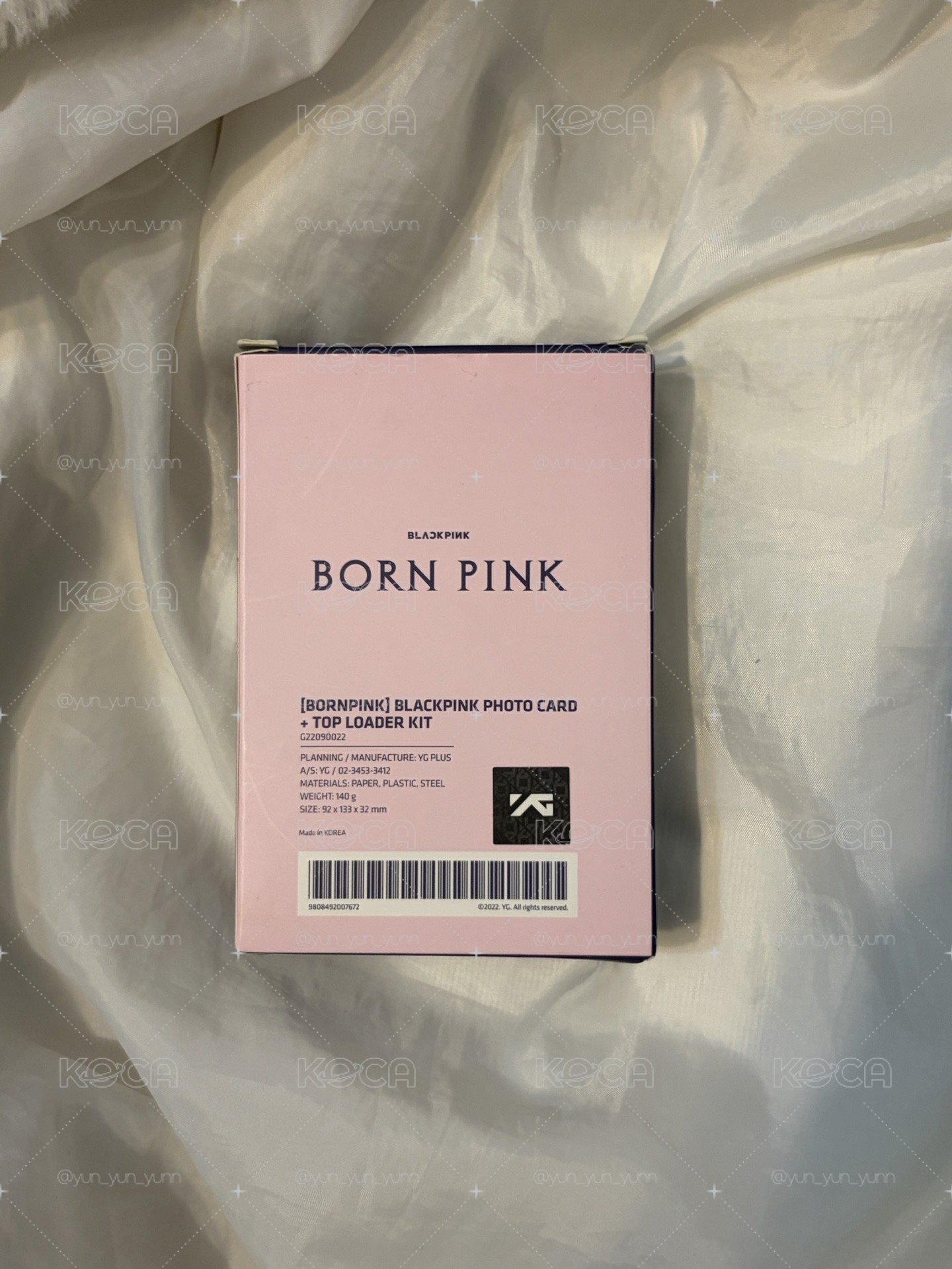 BLACKPINK BORN PINK 盒裝小卡組 鐵盒咕卡組