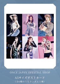 25東蛋 DVD ONCE JAPAN A5明信片 特典