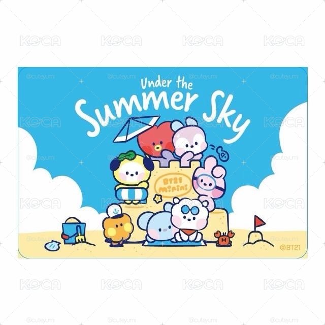 BT21夏日沙雕派對交通卡