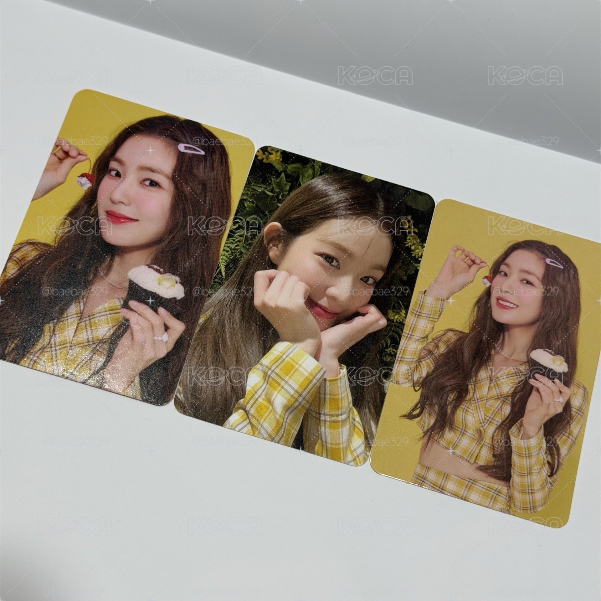 IRENE 23年曆固配小卡/特典卡3張
