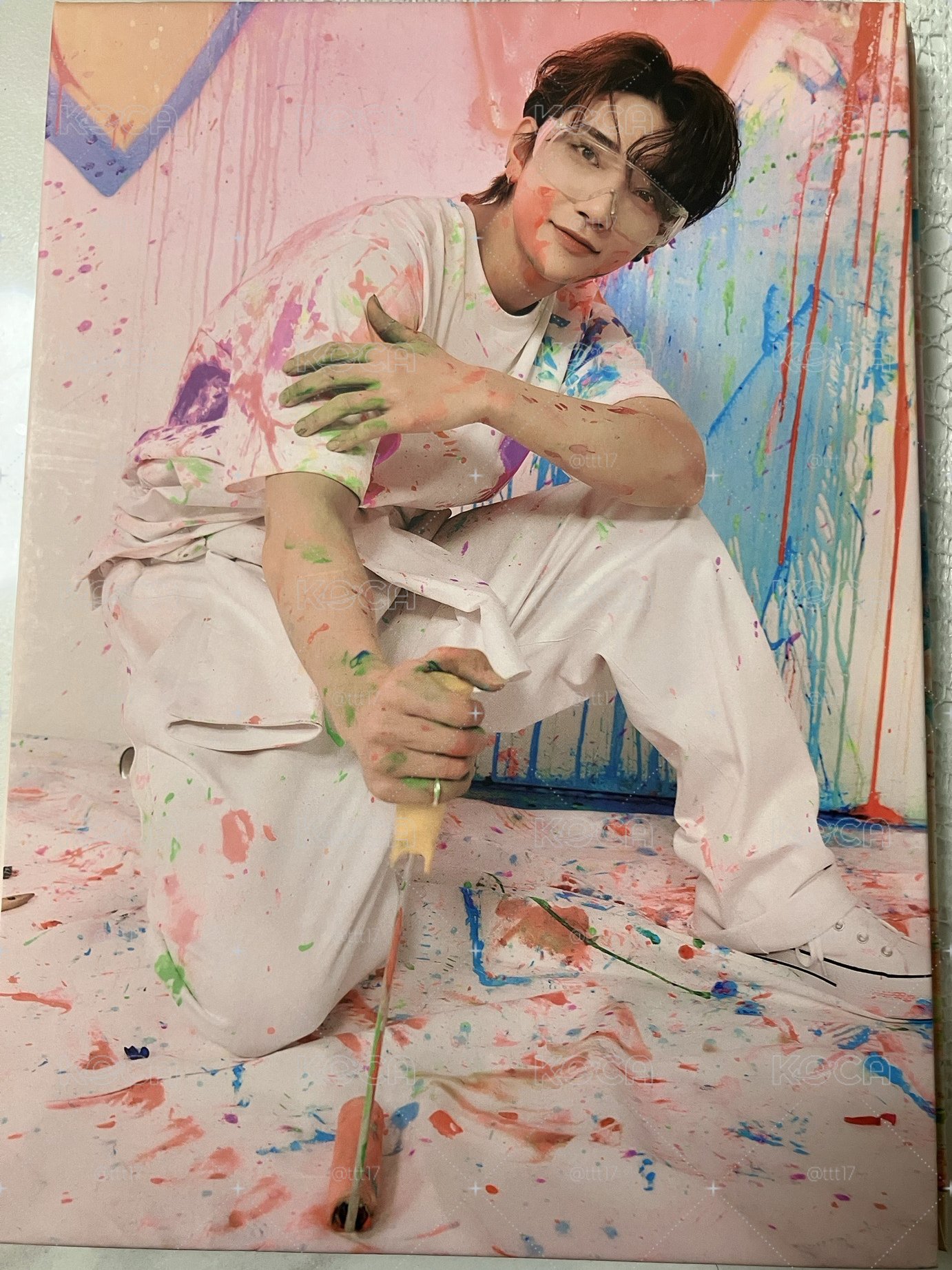 seventeen Joshua 知秀 正四克拉盤專卡卡冊