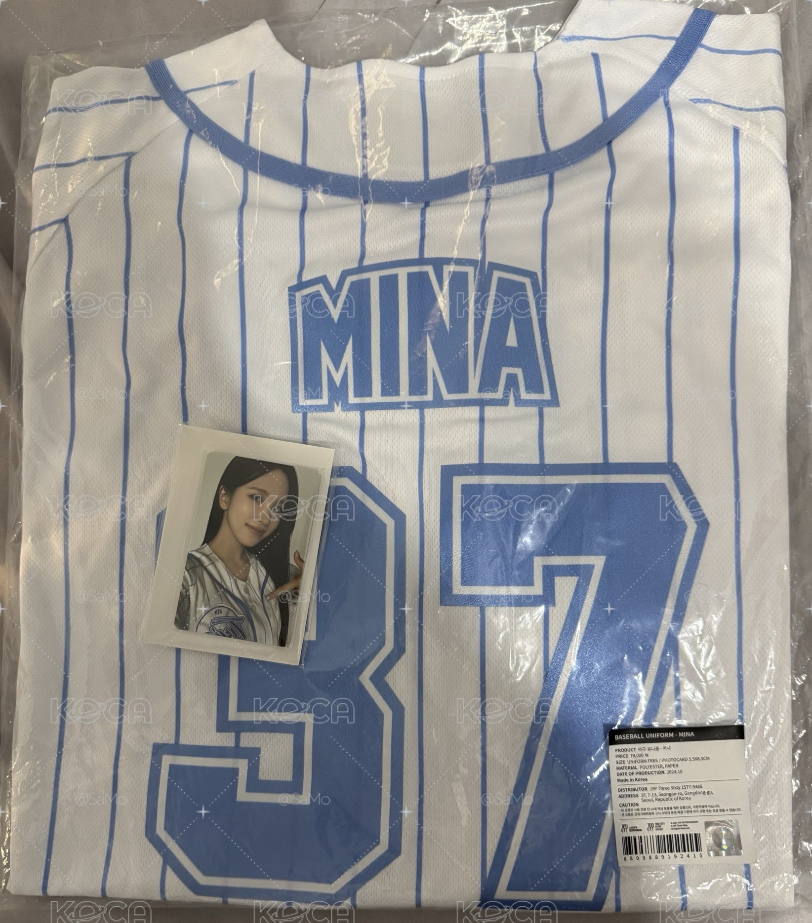 MINA 九週年棒球衣（含卡）