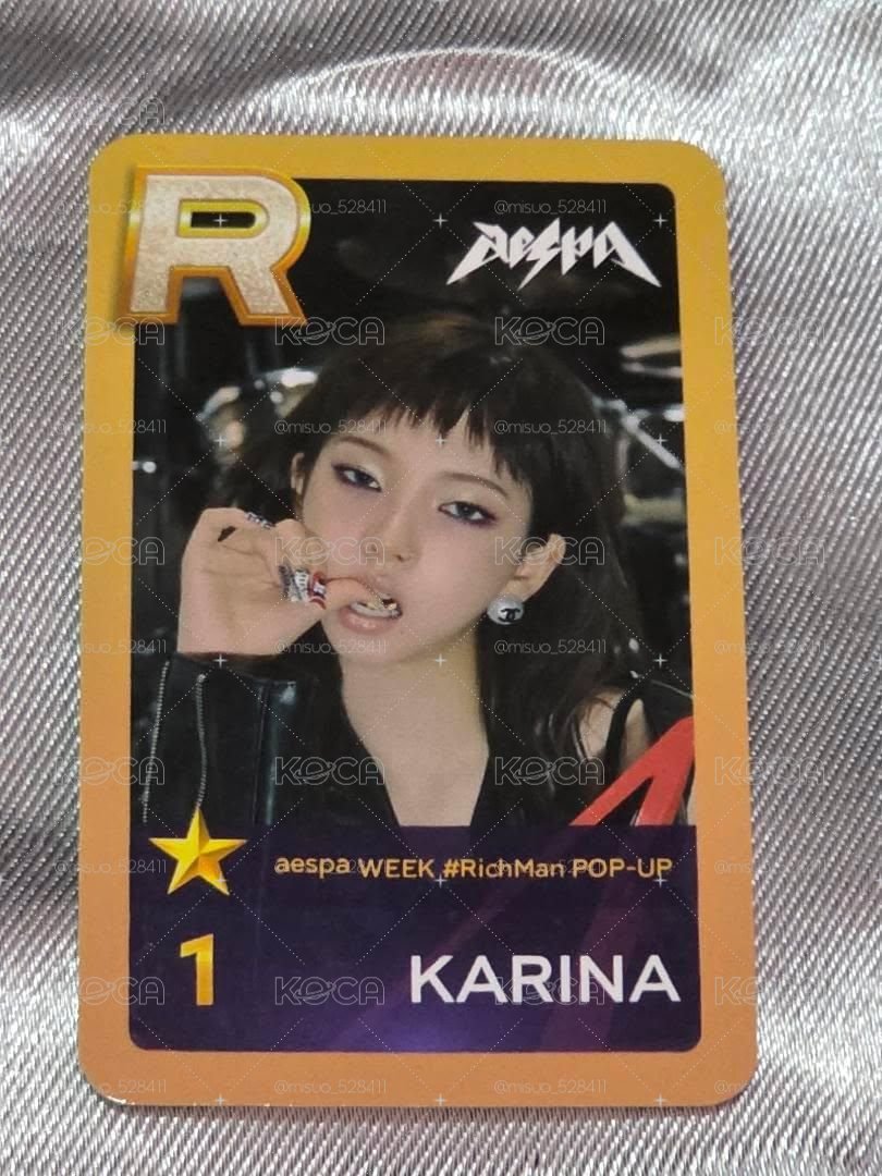 Rich Man 任務卡 首爾快閃 Karina 