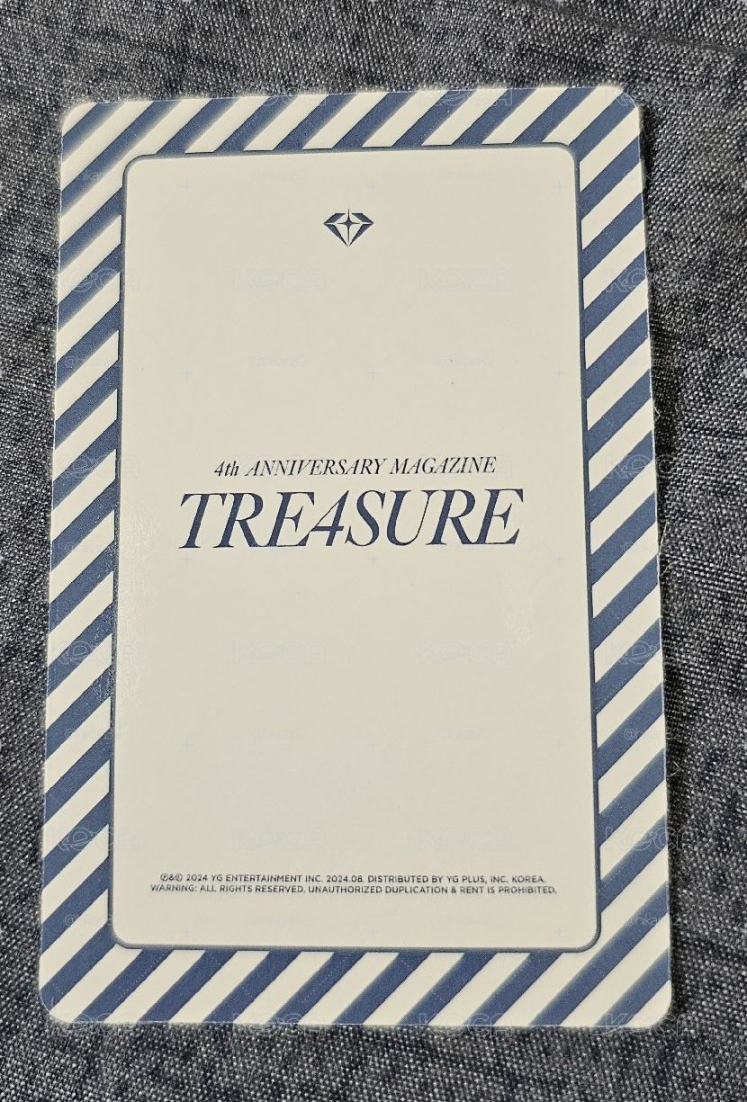 TREASURE 4th ANNIVERSARY MAGAZINE   Park Jeongwoo🐺